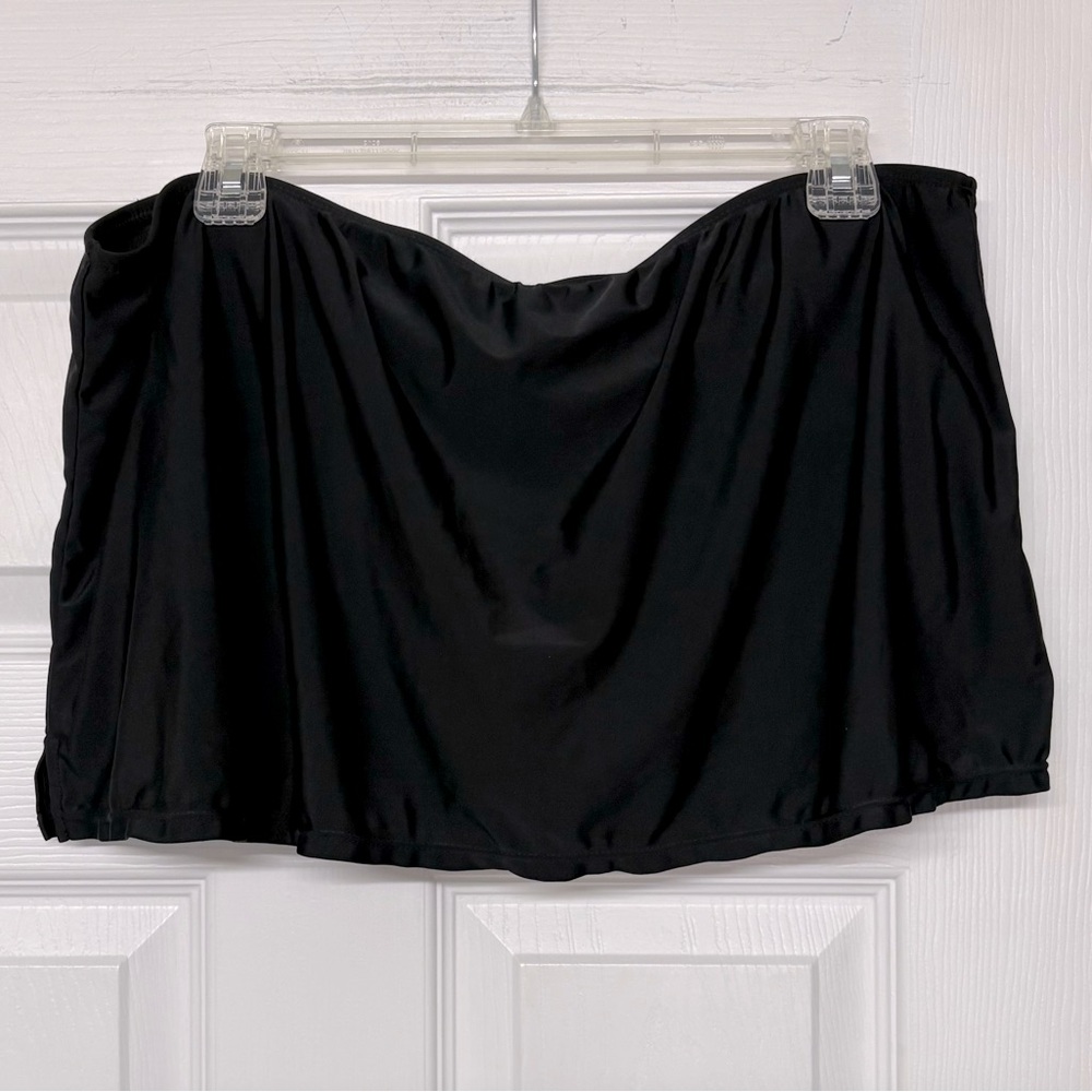 Catalina Black Swimsuit Skirt Sz XL 16-18